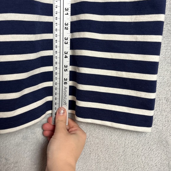 ✨ 2/$35 Old Navy Nautical Stripe Tank Dress XXL Knee Length Casual Summer Travel - Picture 6 of 7
